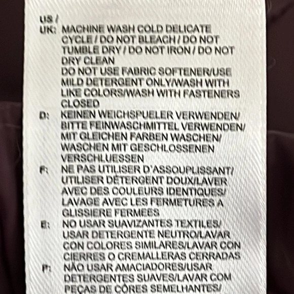 Stella McCartney x Adidas Quilted Pants in Burgundy - Size Large - Picture 9 of 11